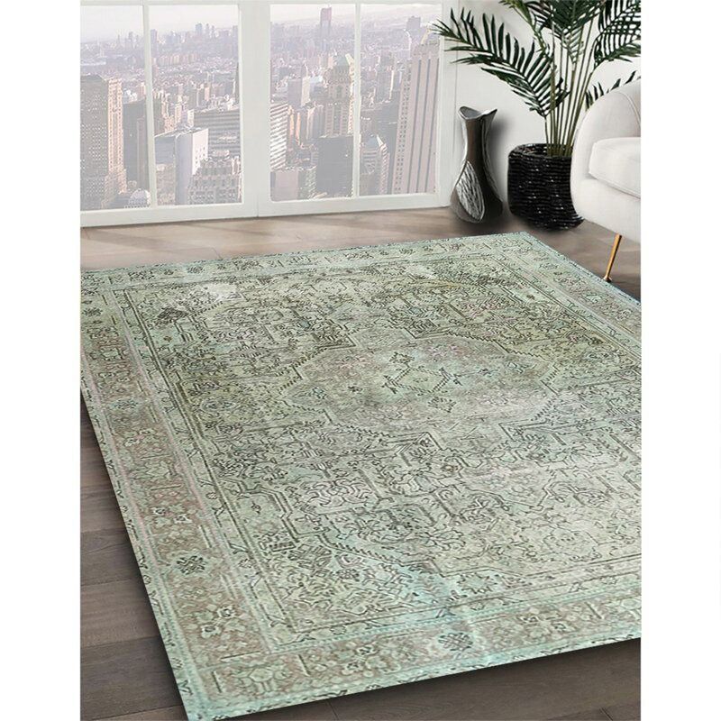 Gaugain Gray Sea Green Rug 7x10 thumbnail 2