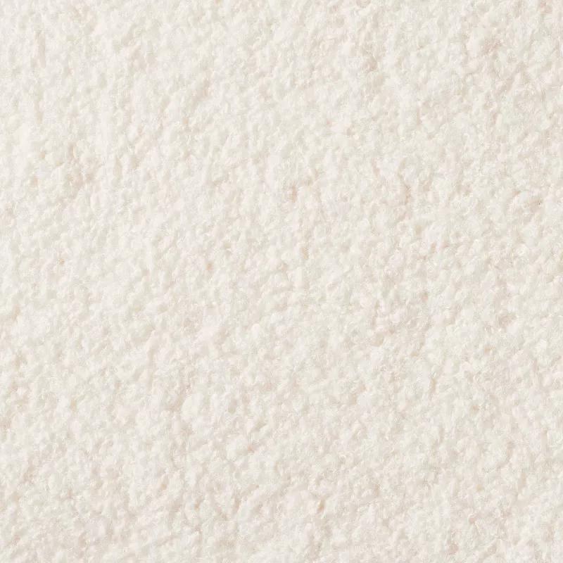Springdell Rounded Faux Sherling Bench Cream thumbnail 5