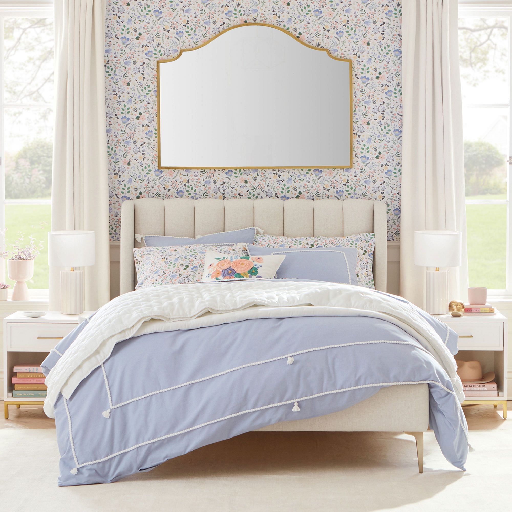 Avalon Channel Stitch Upholstered Bed thumbnail 2