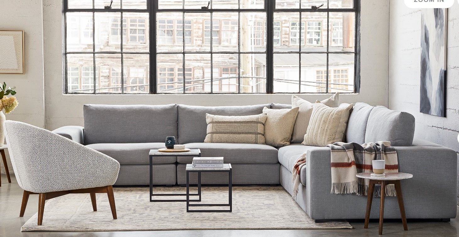 Beta Summit Gray Corner Sectional thumbnail 2