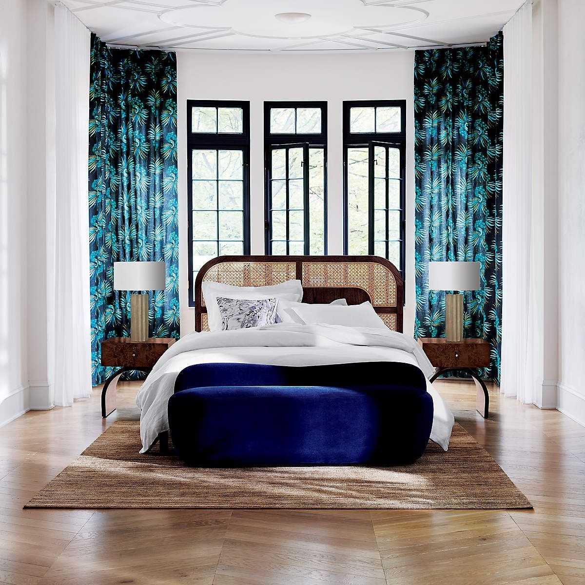 NADI WOOD AND CANE KING BED thumbnail 2