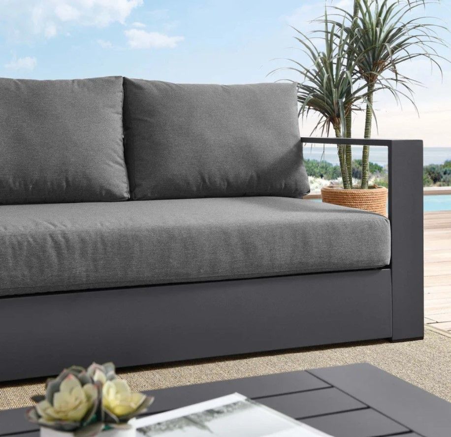 89'' Metal Outdoor Patio Sofa thumbnail 5