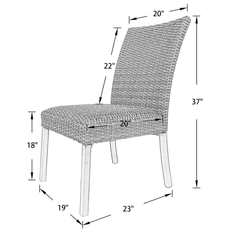 Alphild Outdoor Dining Side Chair  thumbnail 5