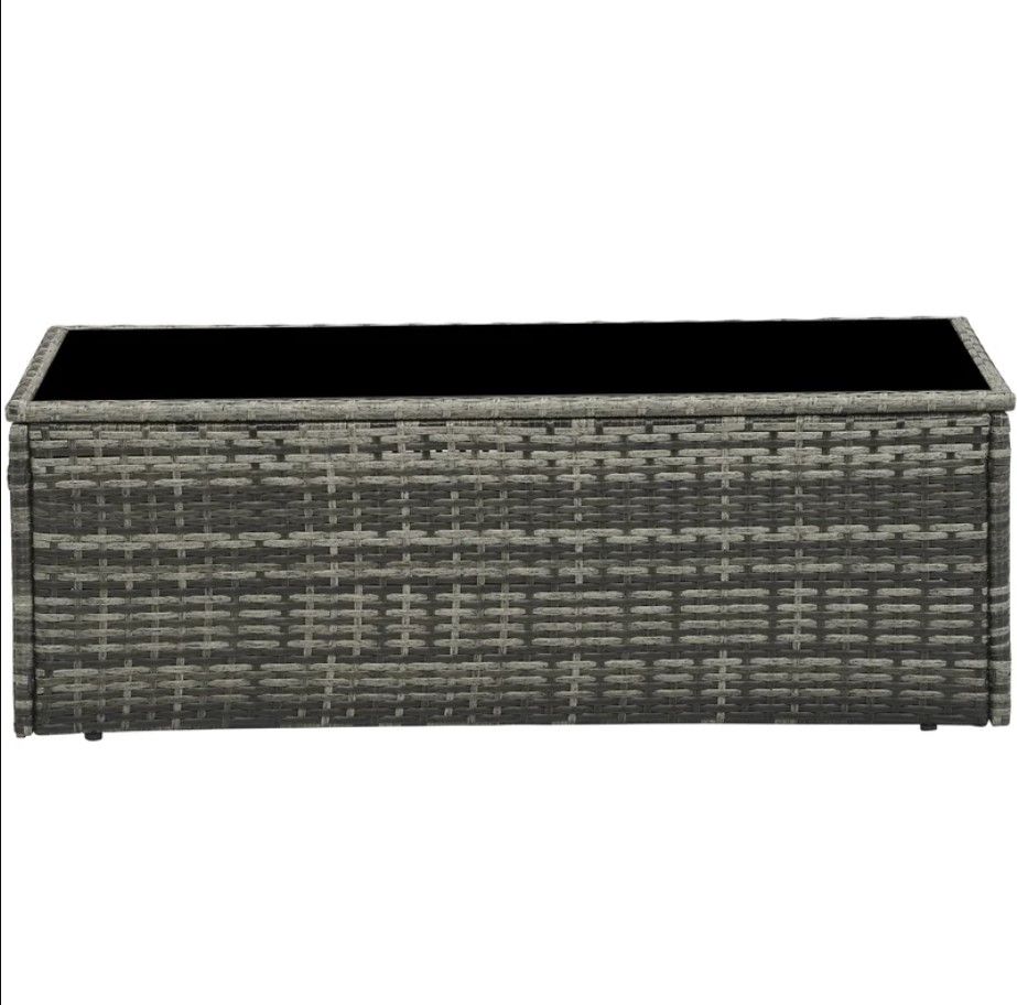 Mertztown Glass Outdoor Coffee Table thumbnail 5