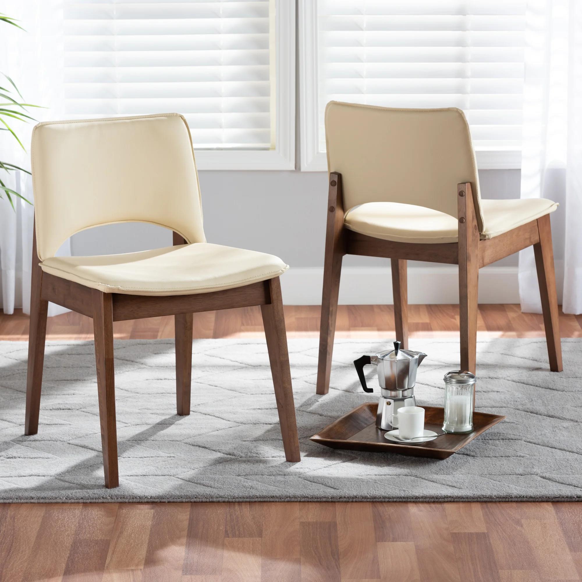 Warrenville Mid Century Modern 2 Piece Dining Chair-Set of 2 thumbnail 2