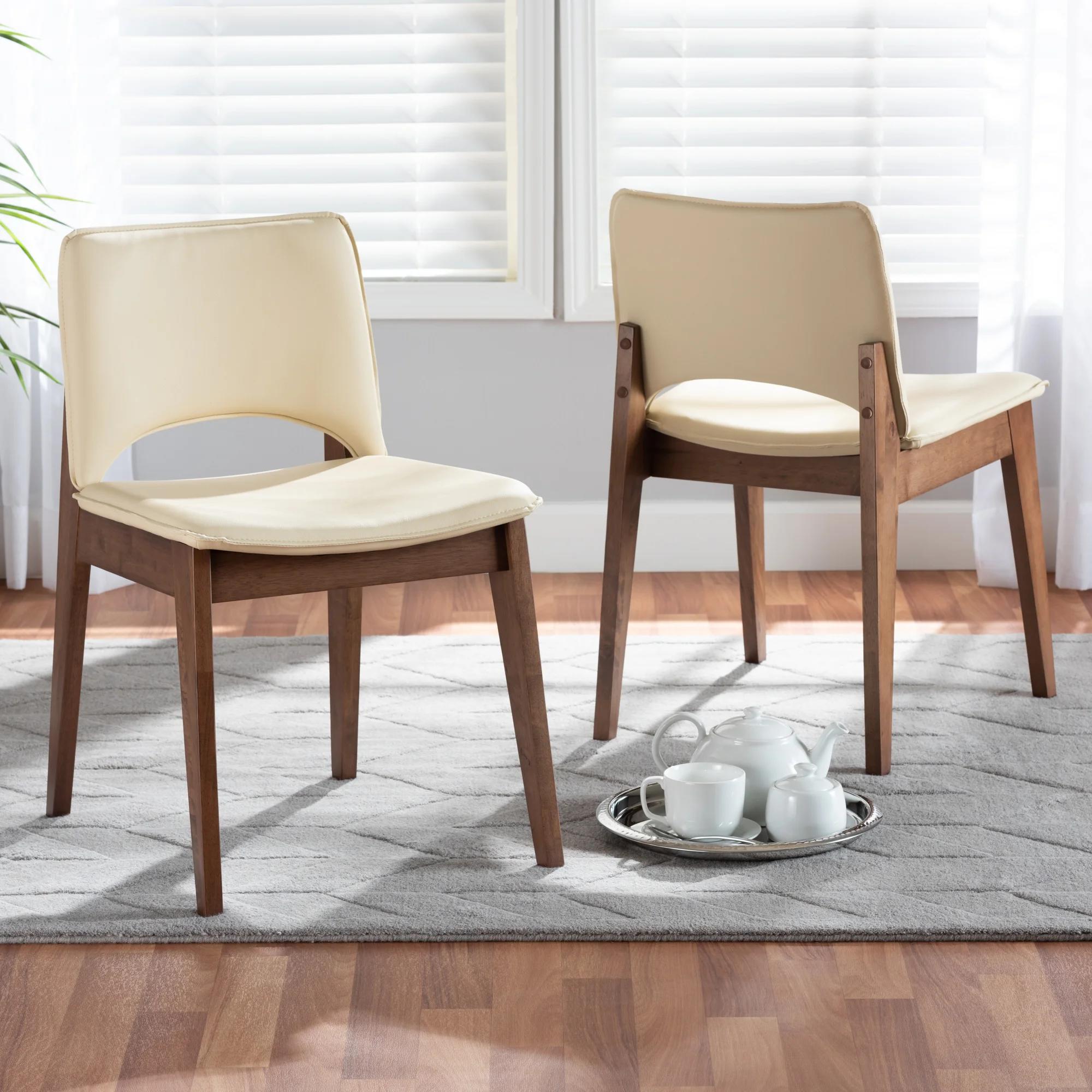 Warrenville Mid Century Modern 2 Piece Dining Chair-Set of 2 thumbnail 8