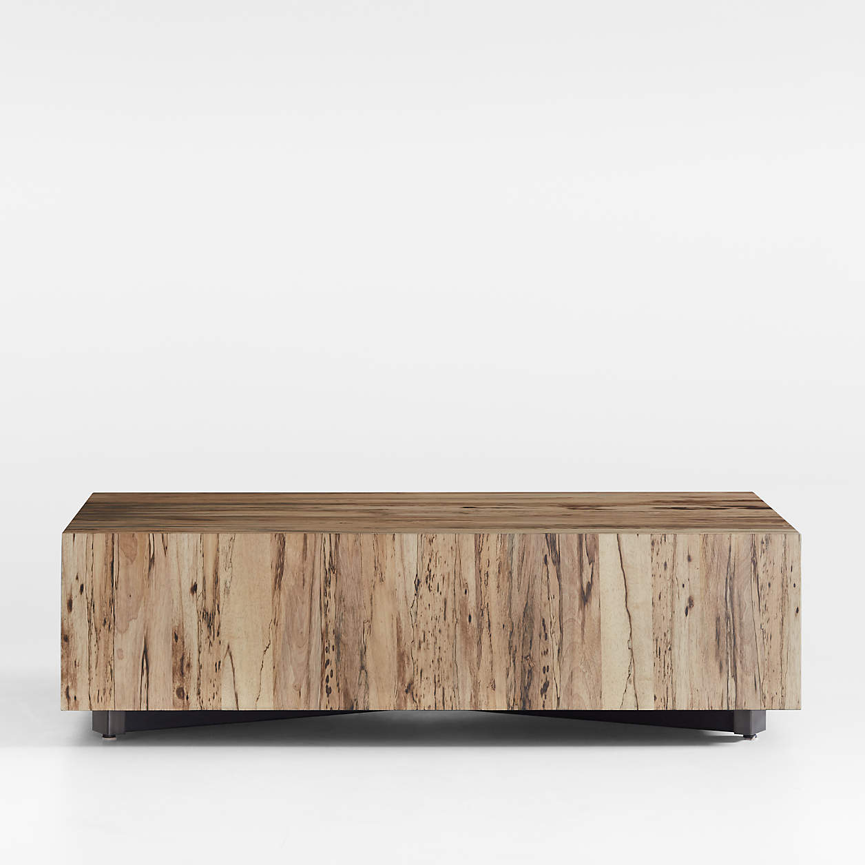 Dillon Spalted Primavera Wood Rectangular Coffee Table thumbnail 3