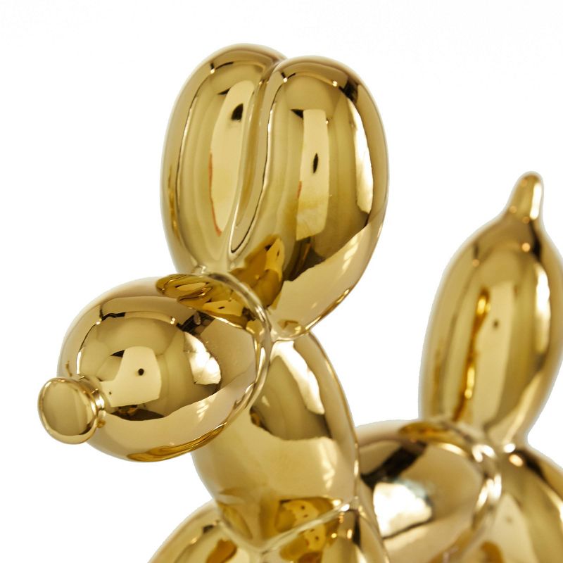Set of 2 Ceramic Balloon Dog Sculptures thumbnail 5