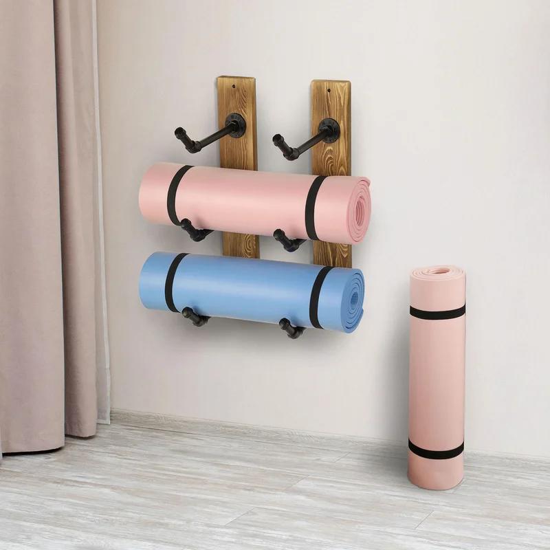 Adam Alexander Wood Wall Mounted Sports Rack thumbnail 2