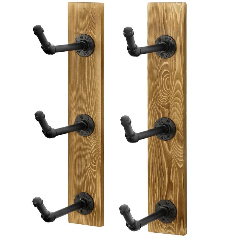Adam Alexander Wood Wall Mounted Sports Rack thumbnail 3