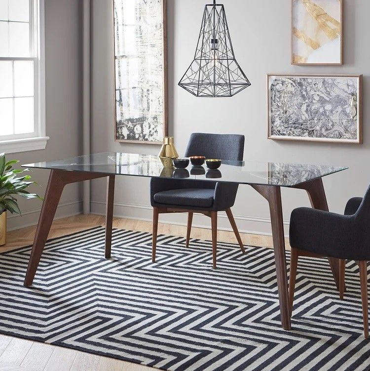 Sunpan Modern Blaze Rectangular Dining Table thumbnail 2