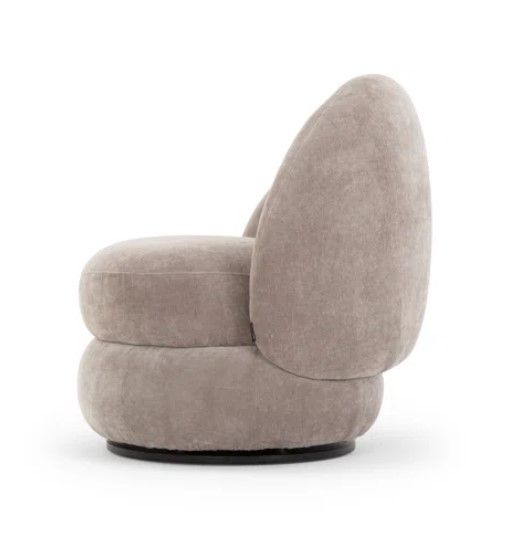 Bennie Upholstered Swivel Barrel Chair thumbnail 3