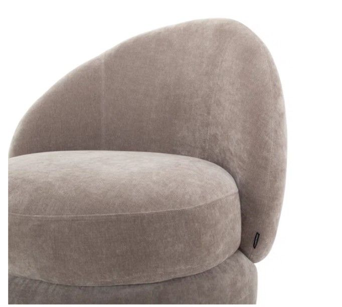 Bennie Upholstered Swivel Barrel Chair thumbnail 7