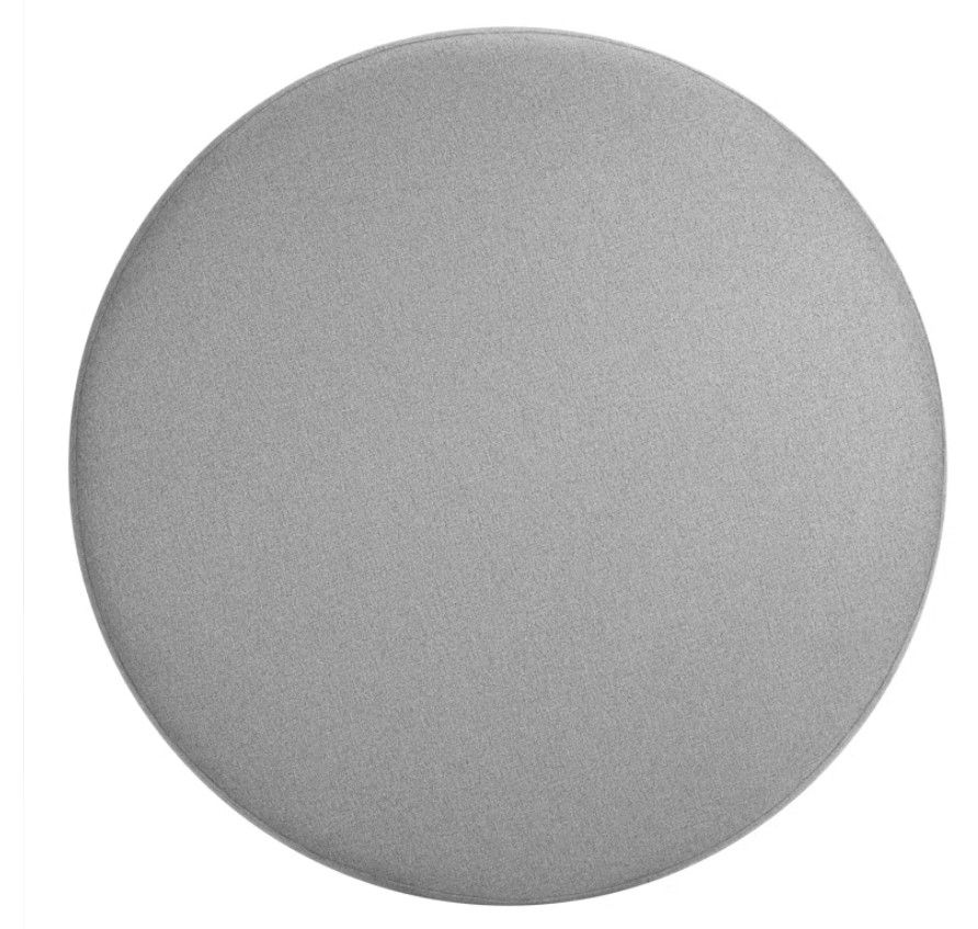 Cori 39" Wide Round Storage Ottoman thumbnail 3