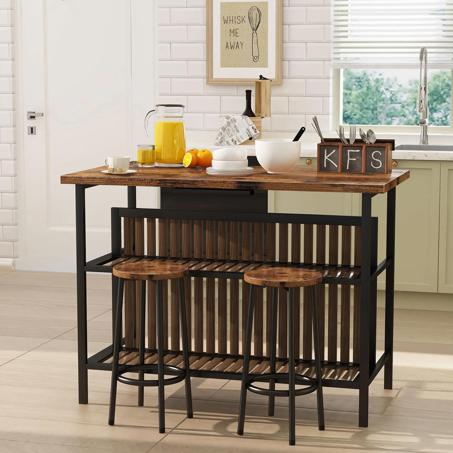 Grondin Iron Kitchen Island thumbnail 2