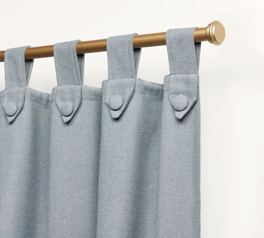 Nicole Miller Cotton Blend Tuxedo Light Filtering Curtain Panel thumbnail 3