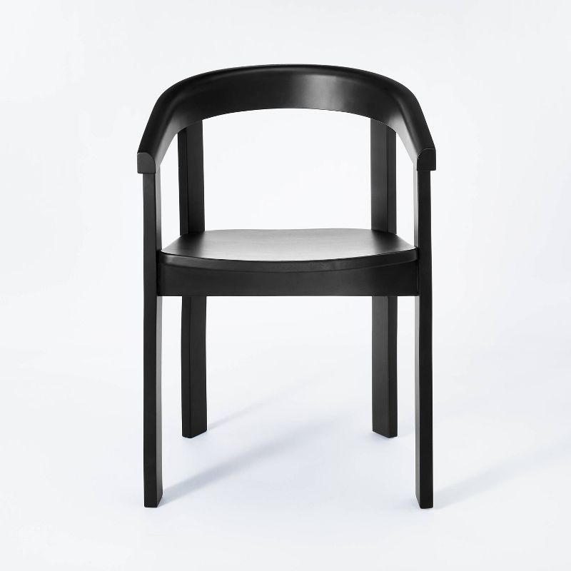 Terra Solid Wood Curved Back Dining Chair thumbnail 3