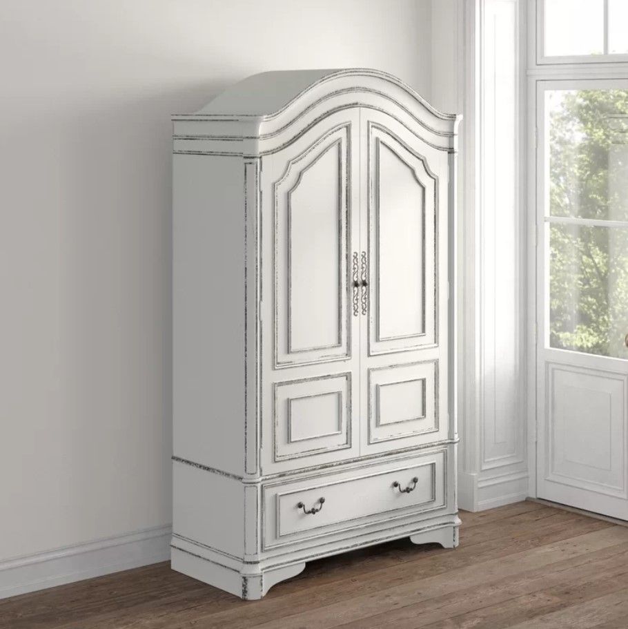 Yuliana Solid Manufactured Wood Armoire thumbnail 2
