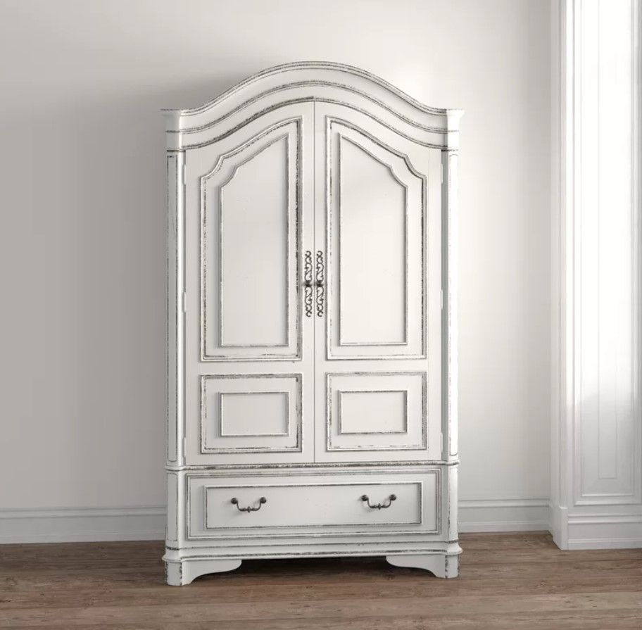 Yuliana Solid Manufactured Wood Armoire thumbnail 3