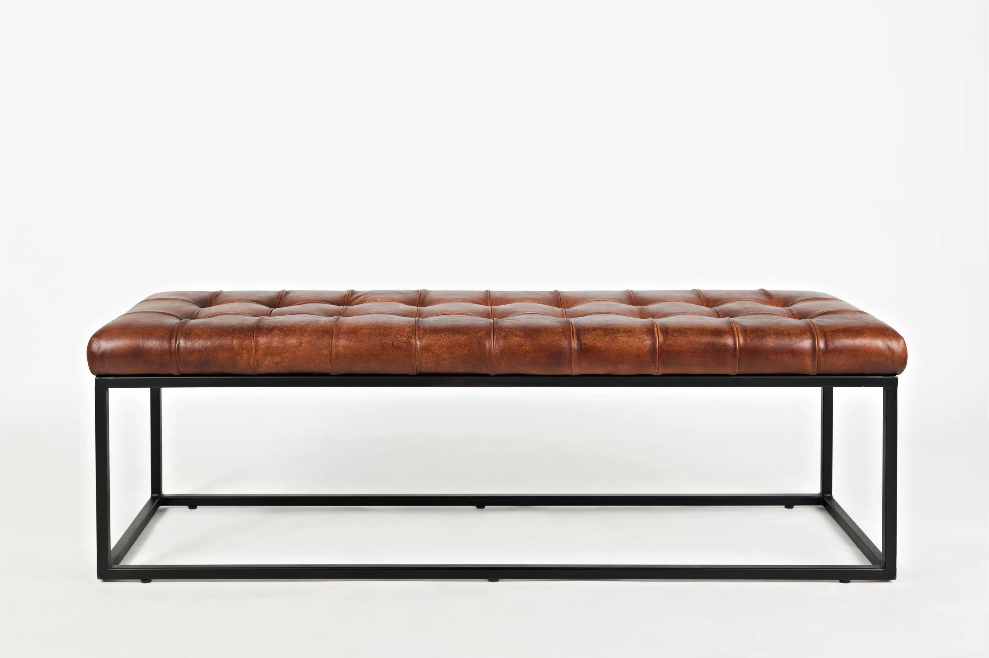 Pearson Genuine Leather Bench thumbnail 3