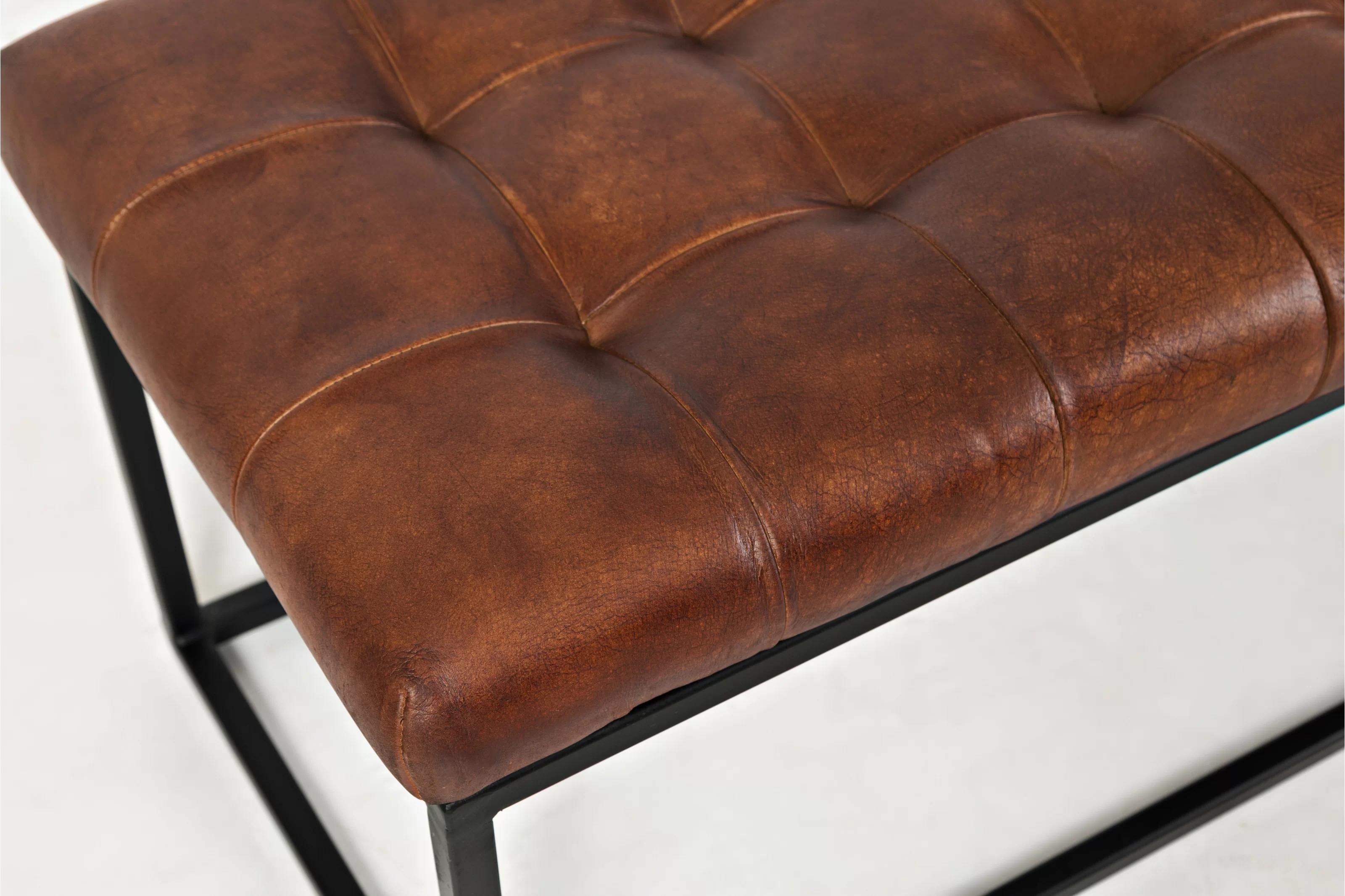 Pearson Genuine Leather Bench thumbnail 4