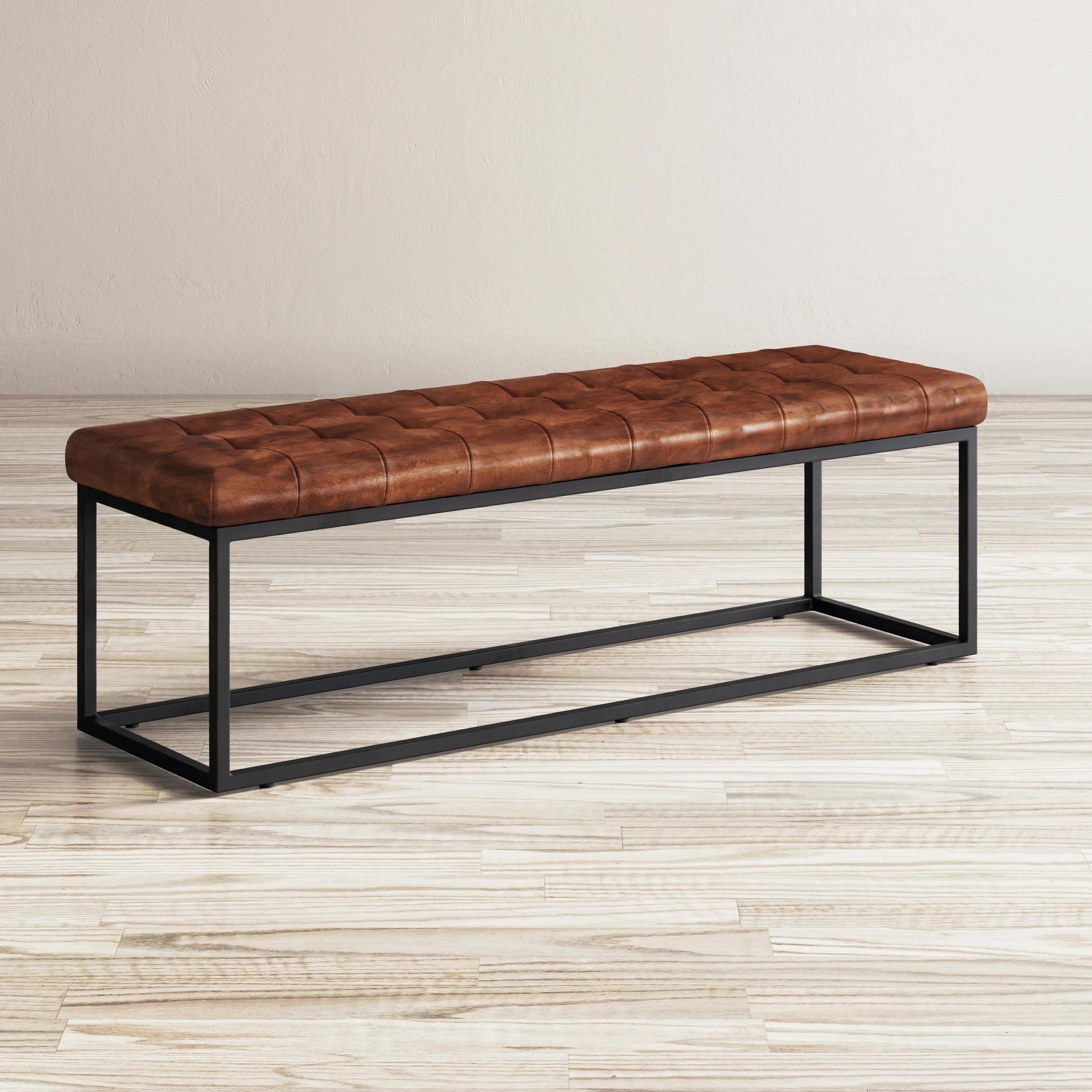 Pearson Genuine Leather Bench thumbnail 5