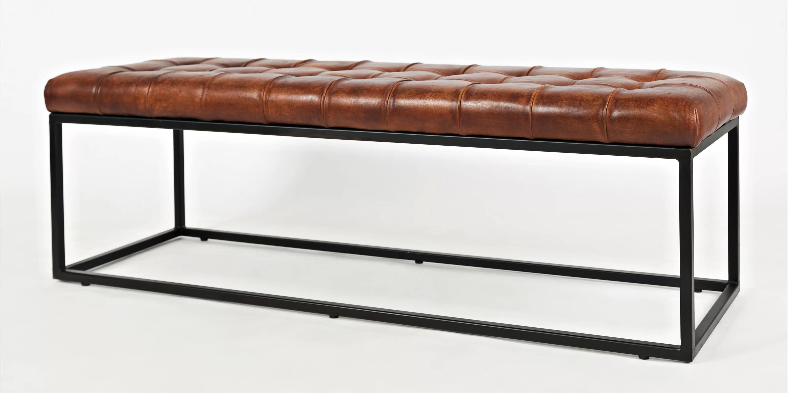 Pearson Genuine Leather Bench thumbnail 6