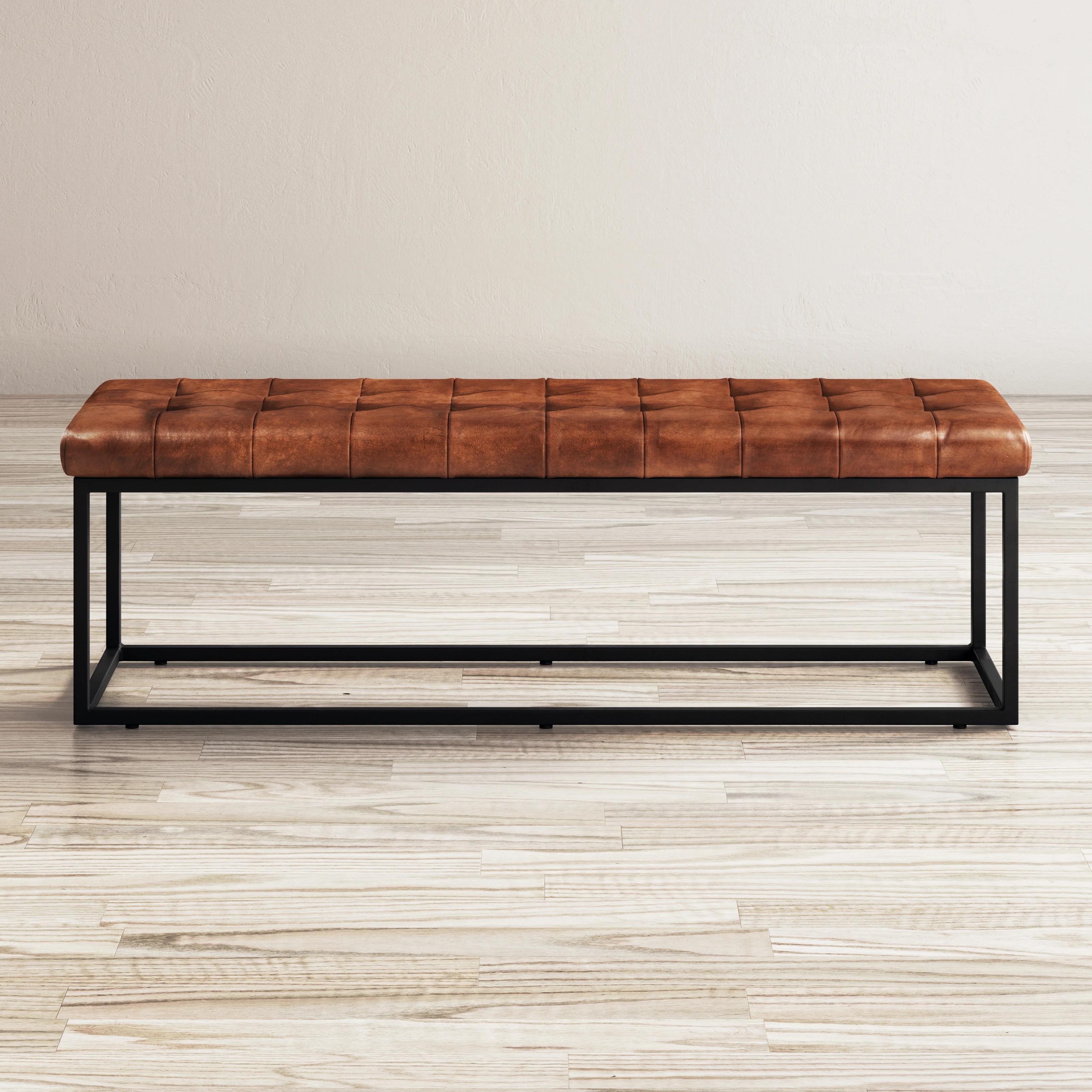 Pearson Genuine Leather Bench thumbnail 8