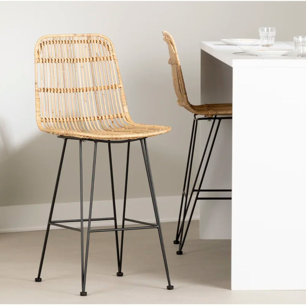 Balka Standard Rattan Counter Stool Set of 2 thumbnail 2