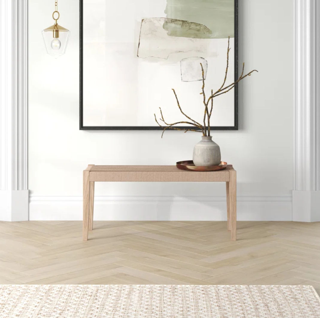 Alistair Solid Wood Bench thumbnail 2