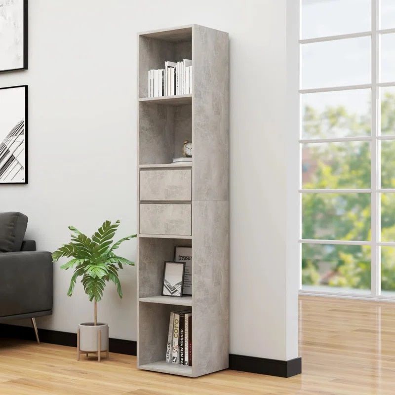 Bookshelf Wall Book Rack Book Cabinet thumbnail 2