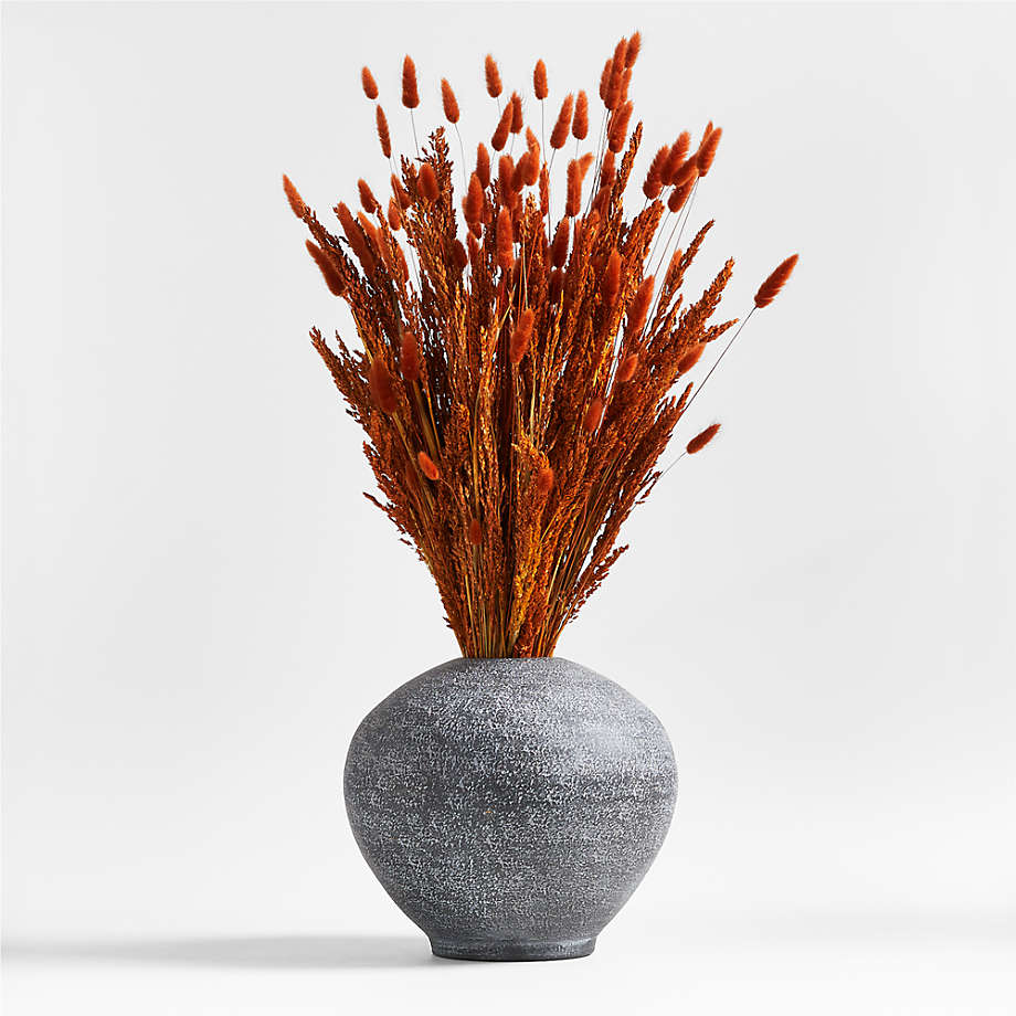 Ophelia Matte Black Round Vase thumbnail 2