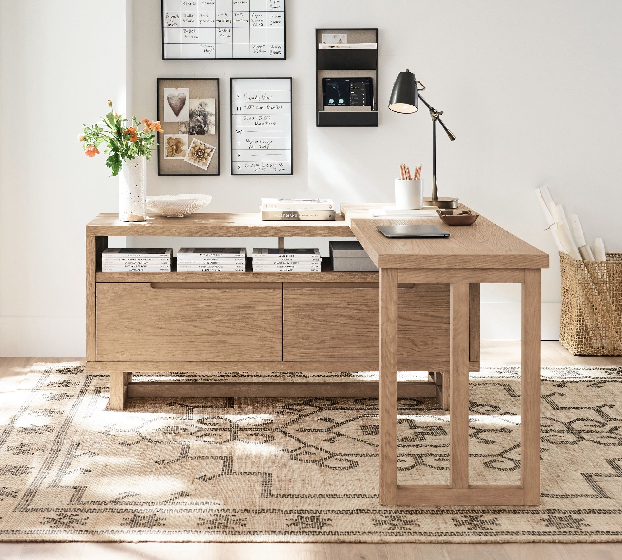 Portola L Shape Rotating Desk-Right thumbnail 2