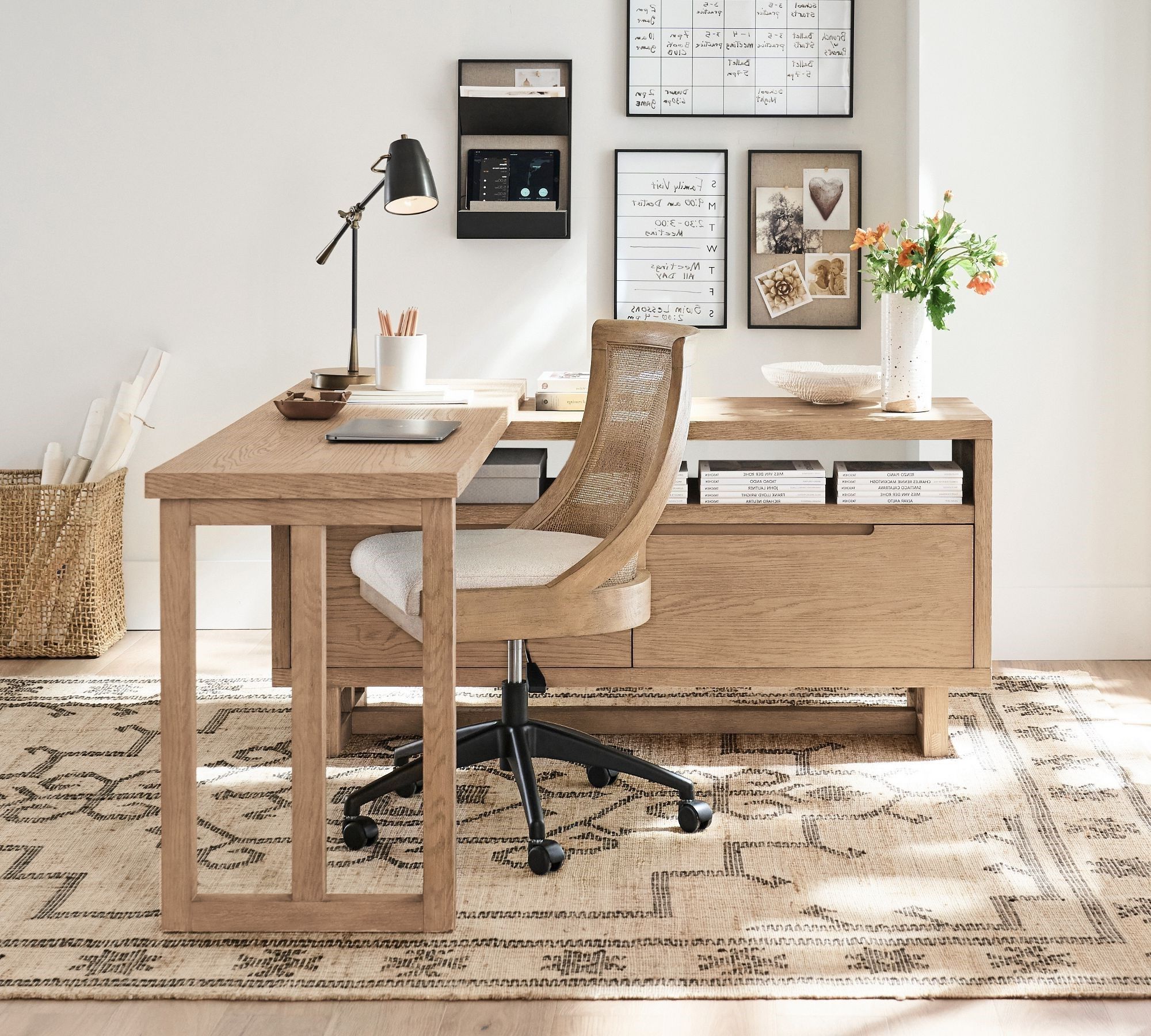 Portola L Shape Rotating Desk-Left thumbnail 4