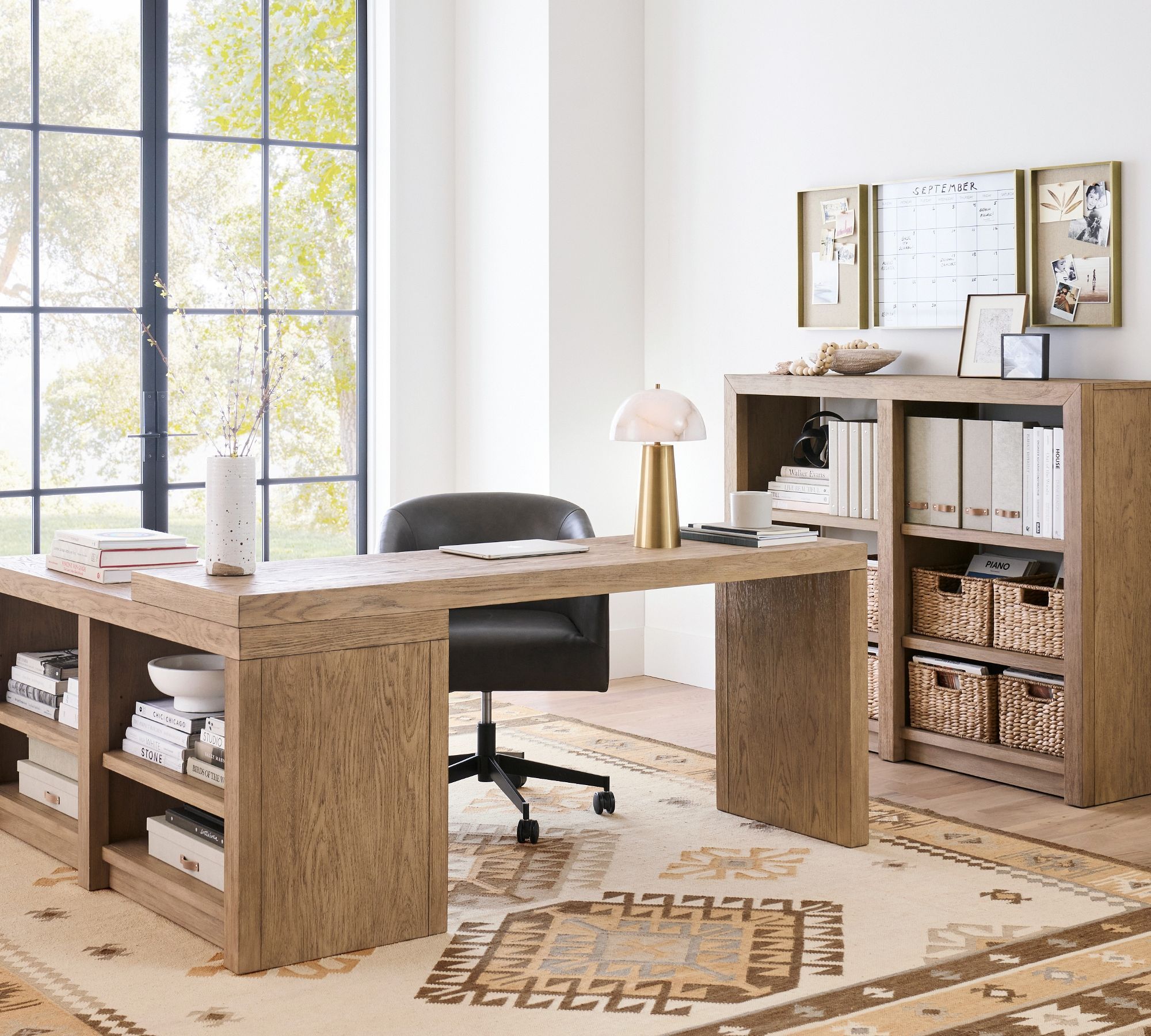 Dillon L Shape Rotating Desk thumbnail 2