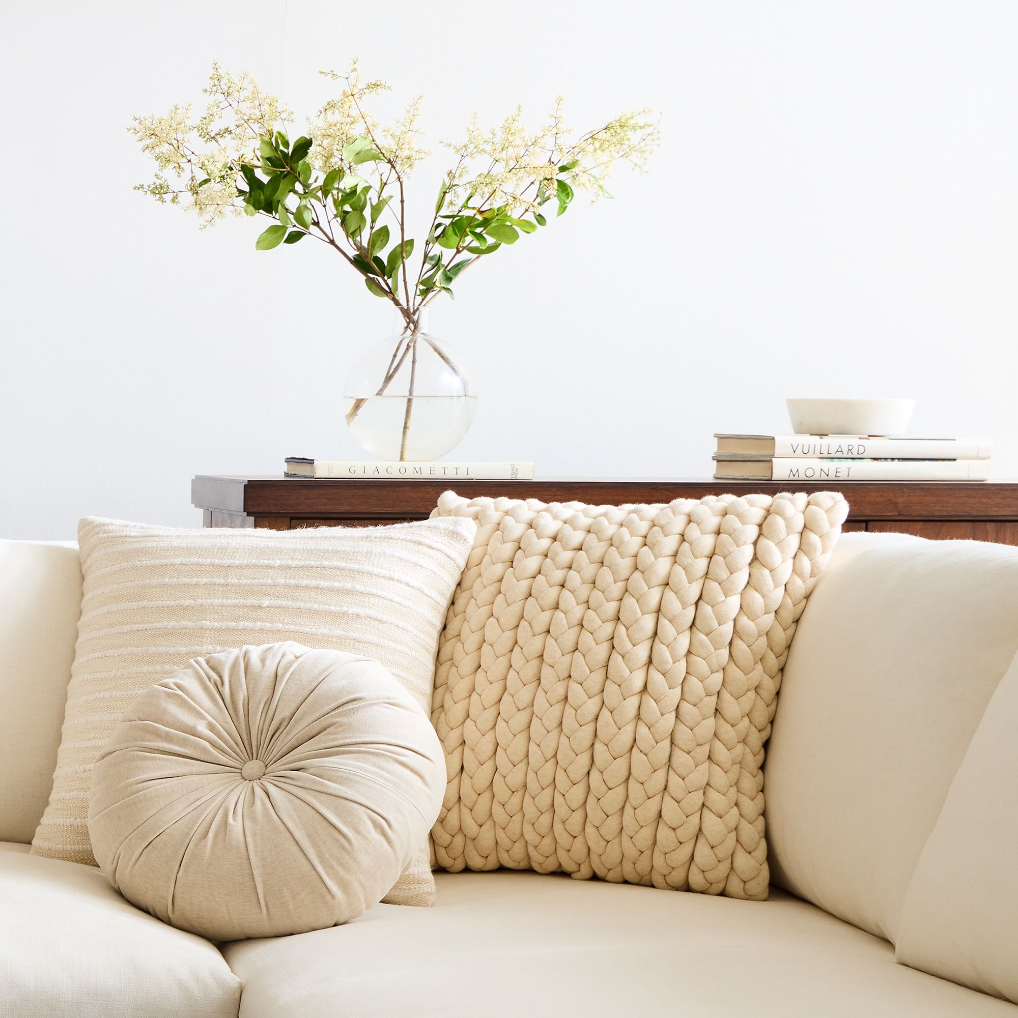 Braided Jersey Pillow Cover thumbnail 2