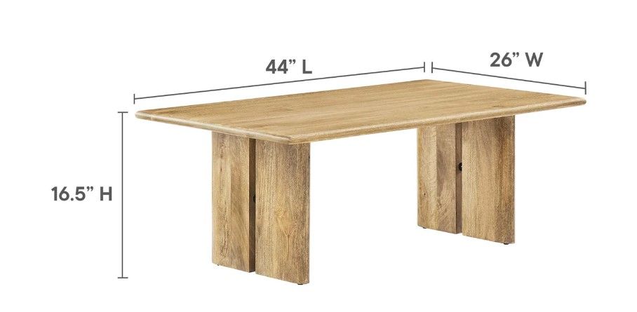 Tadise Wood Coffee Table thumbnail 4