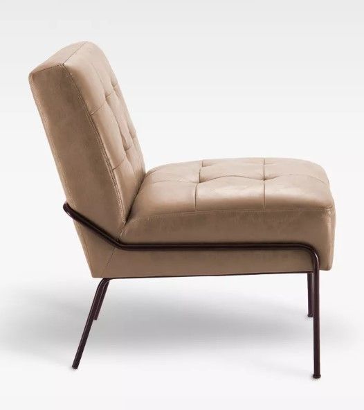 eLuxury Upholstered Accent Chair thumbnail 4