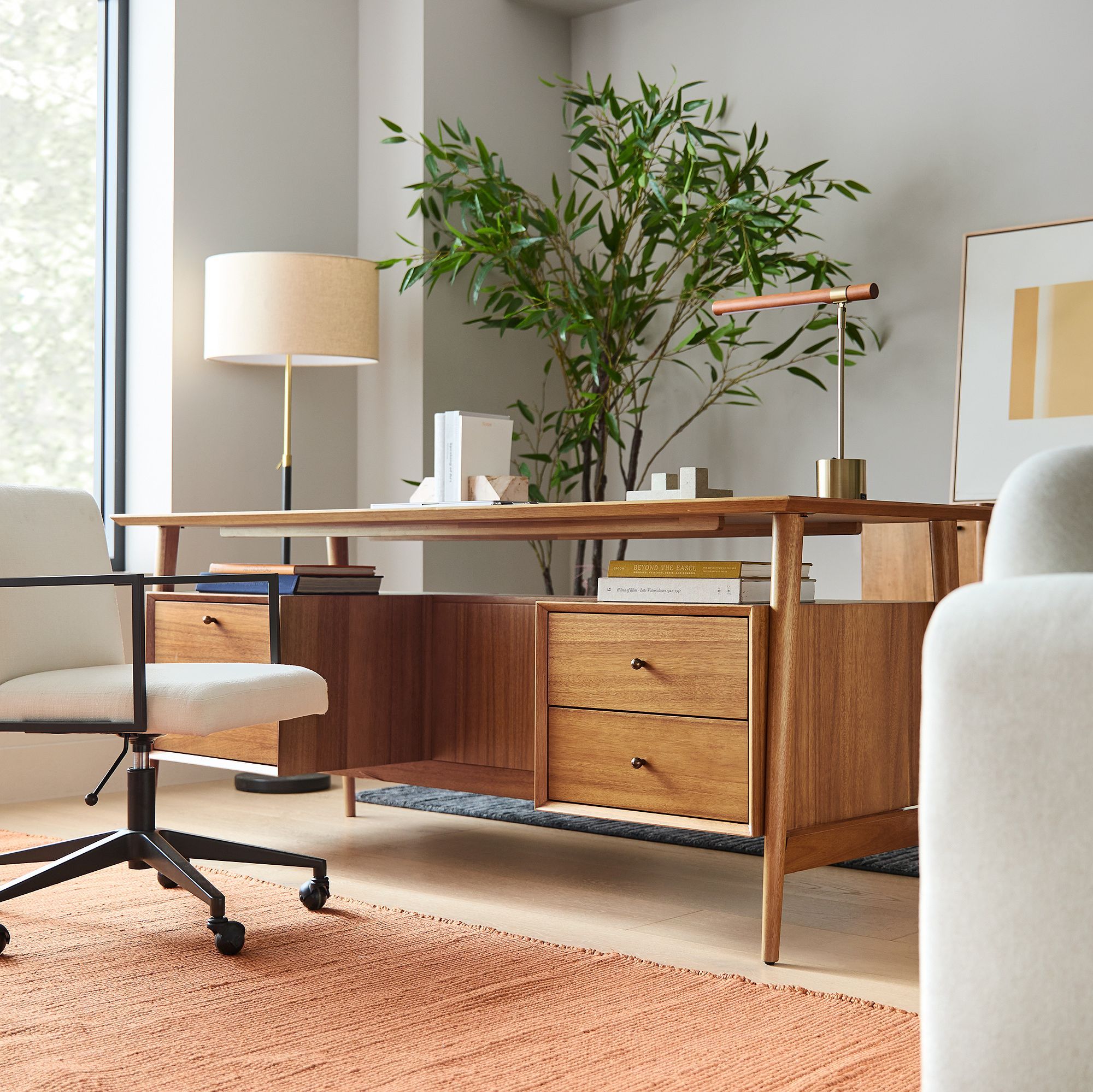 Mid Century Executive Desk thumbnail 3