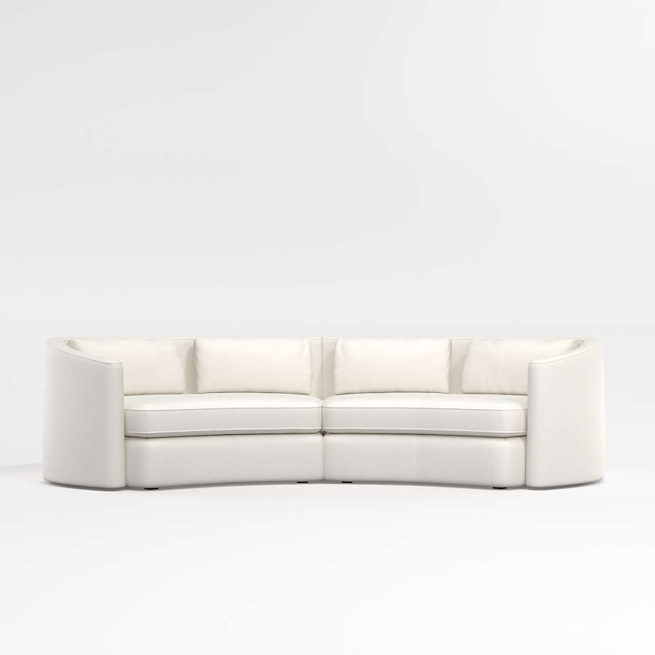 Nouveau 2-Piece Curved Sectional Sofa thumbnail 3