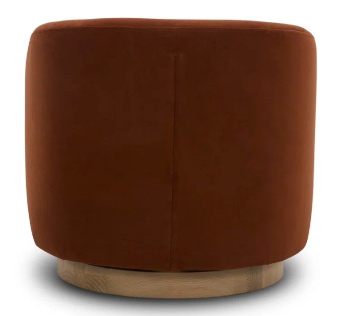 Bennett Upholstered Swivel Barrel Chair thumbnail 5