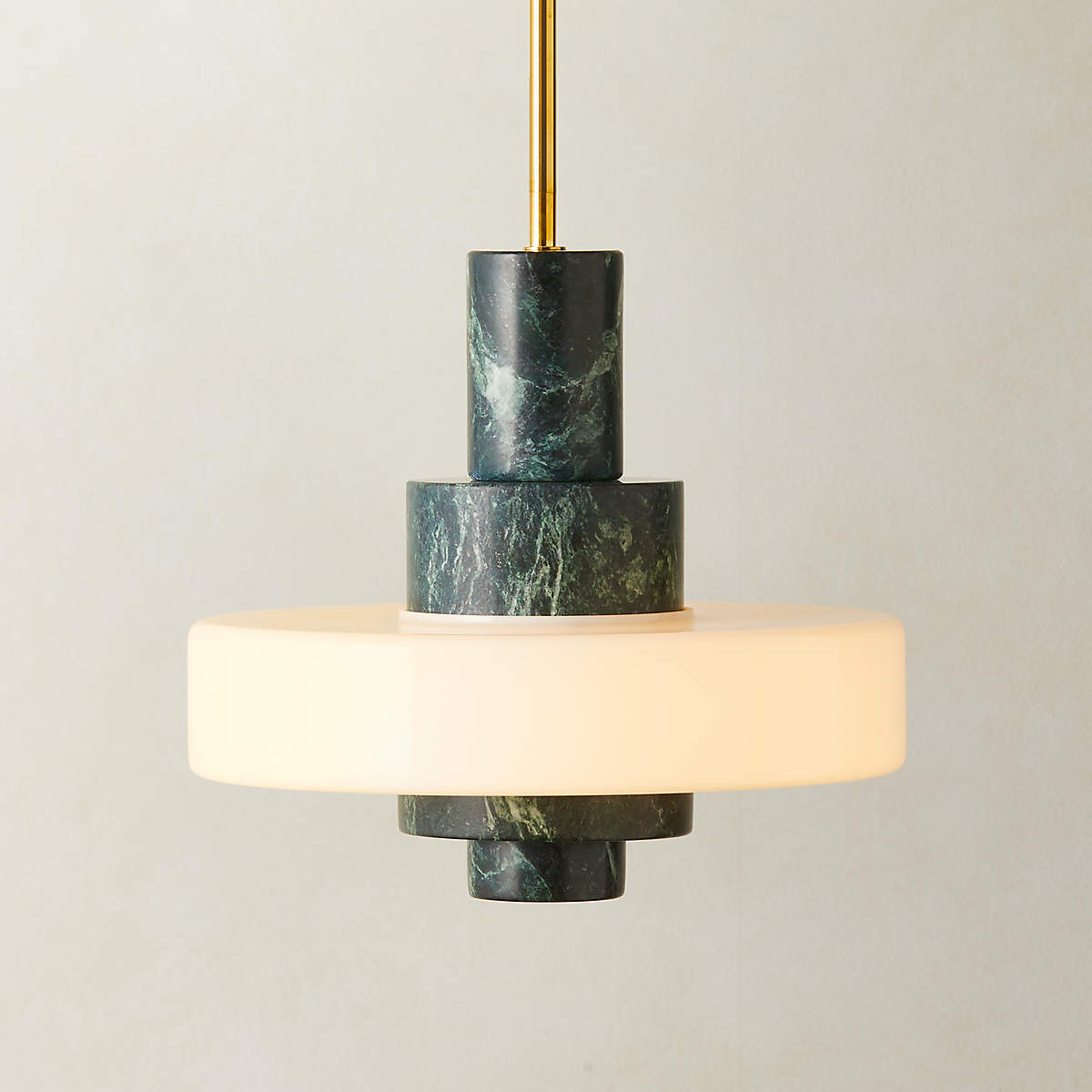 MERCURY GREEN MARBLE PENDANT LIGHT thumbnail 2