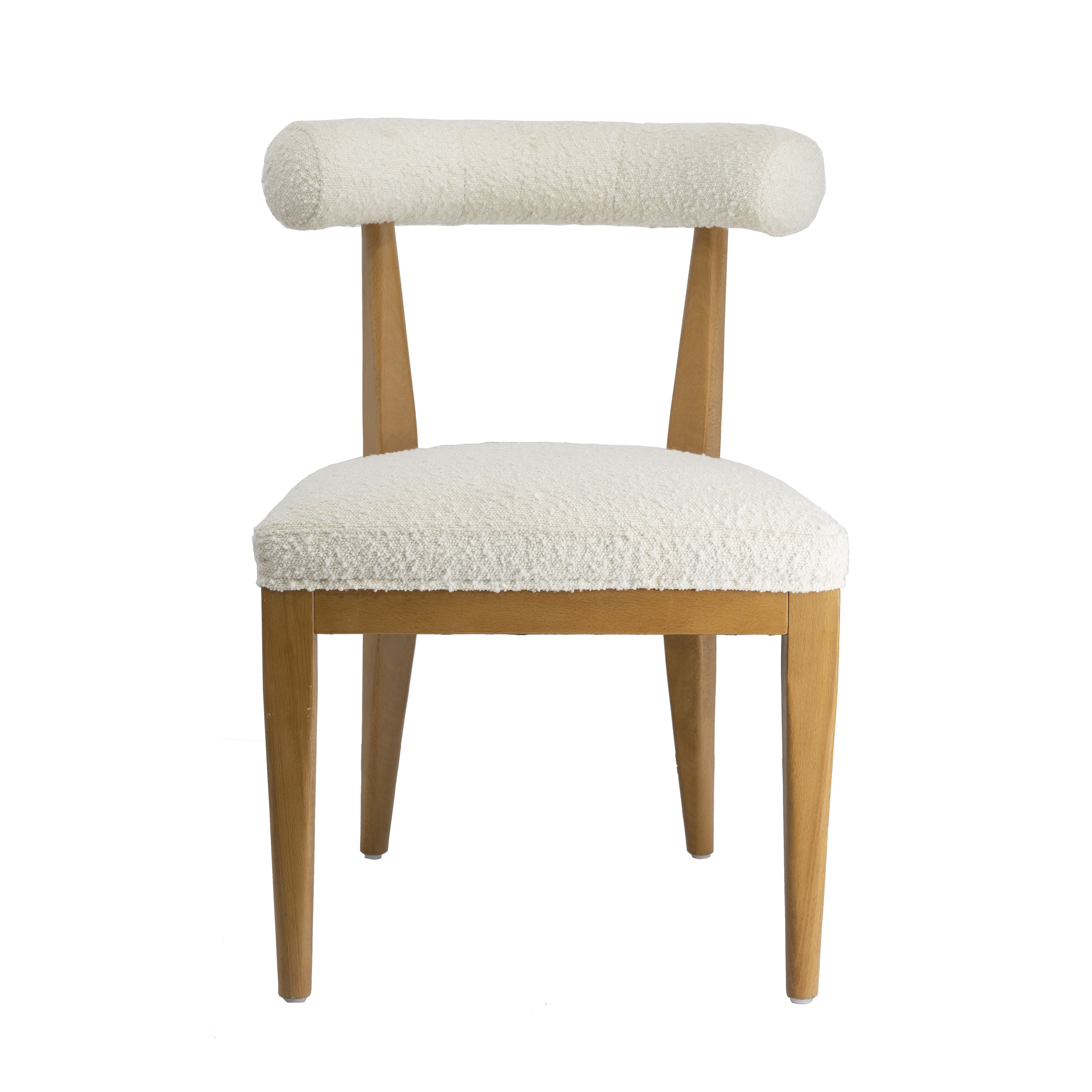 Alpa Boucle Dining Chair - Cream thumbnail 3