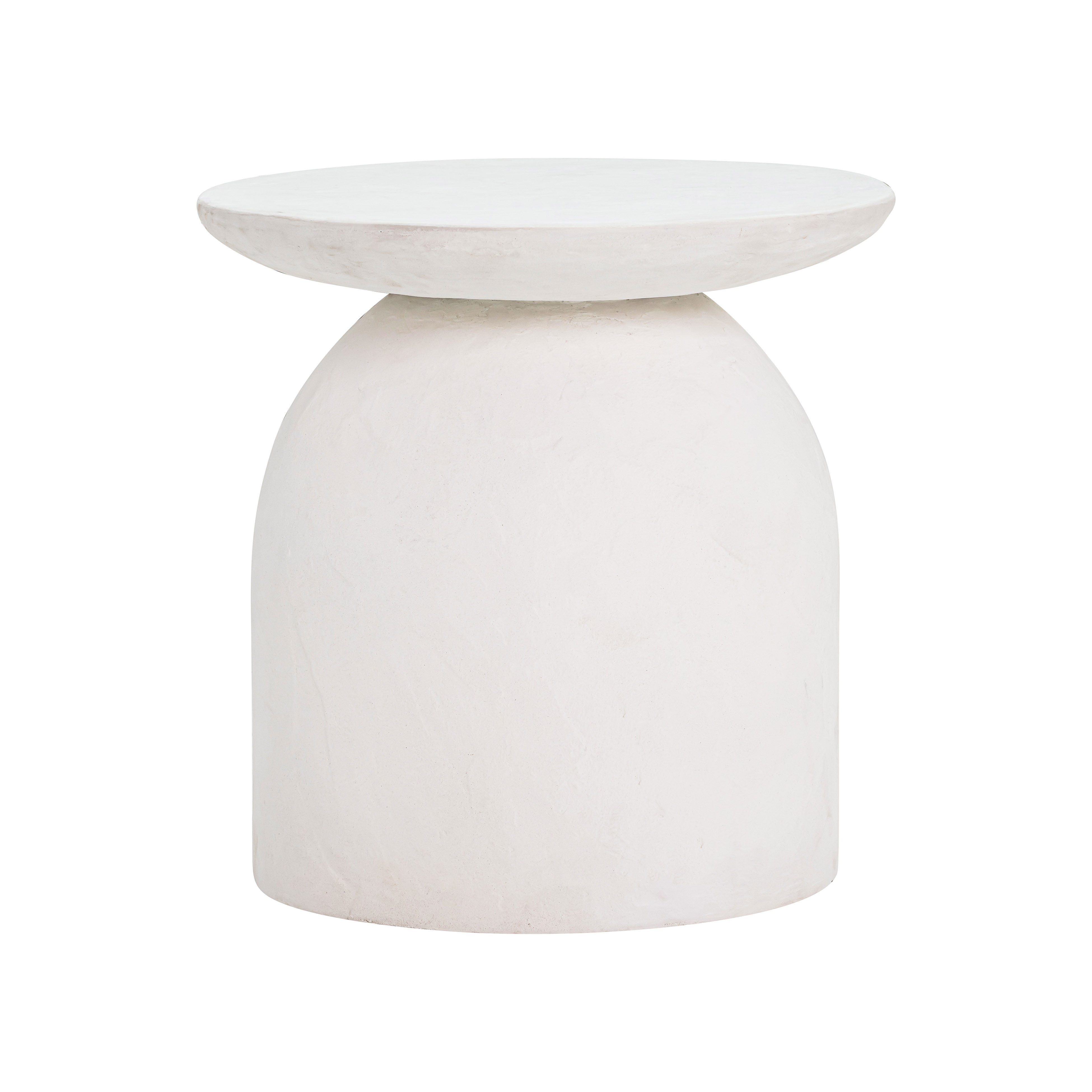 Chloe White Concrete Side Table thumbnail 3