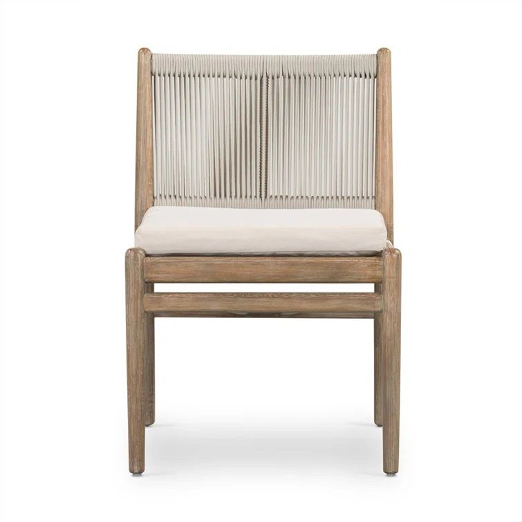 Josu Eucalyptus Outdoor Dining Side Chair thumbnail 2