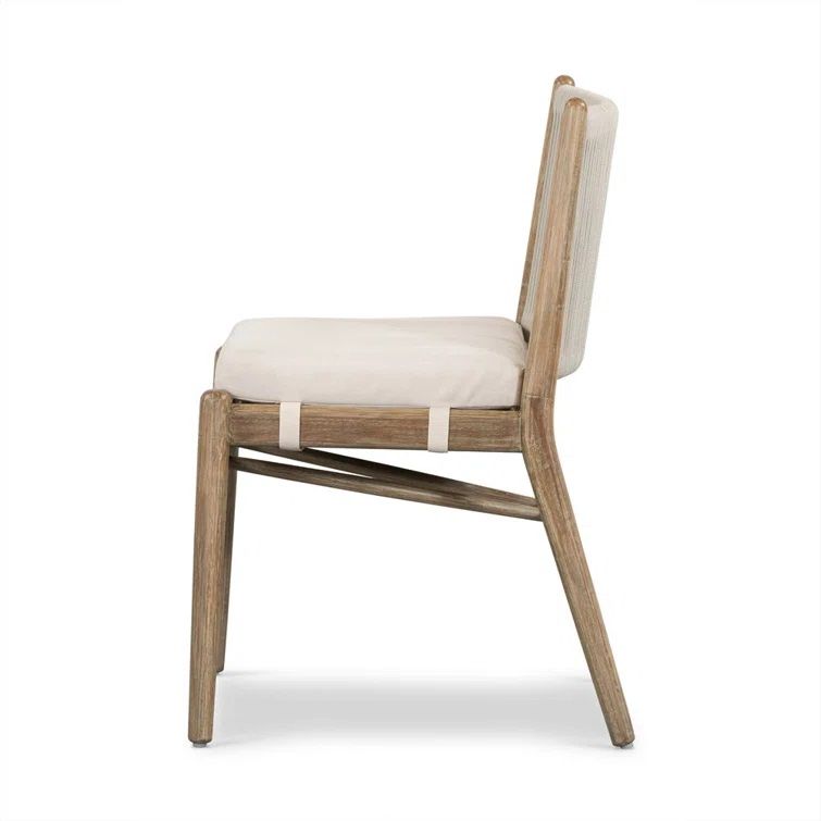 Josu Eucalyptus Outdoor Dining Side Chair thumbnail 3