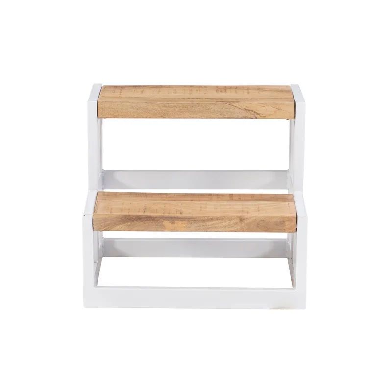 Majeski 2 Step Wood Step Stool thumbnail 3