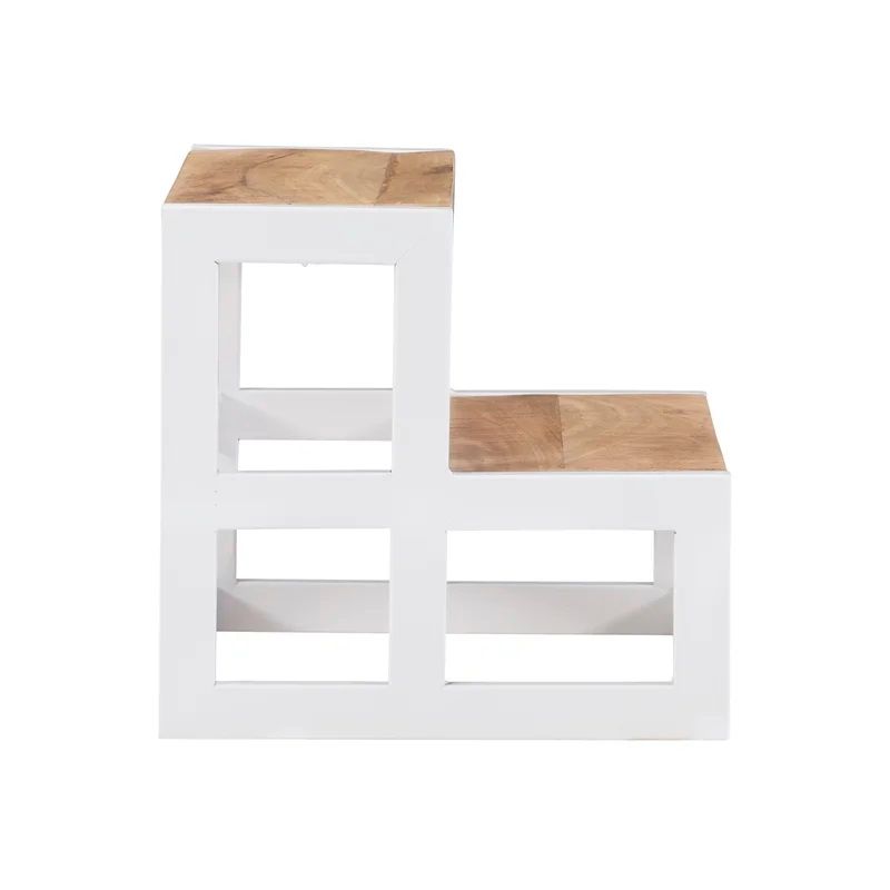Majeski 2 Step Wood Step Stool thumbnail 4