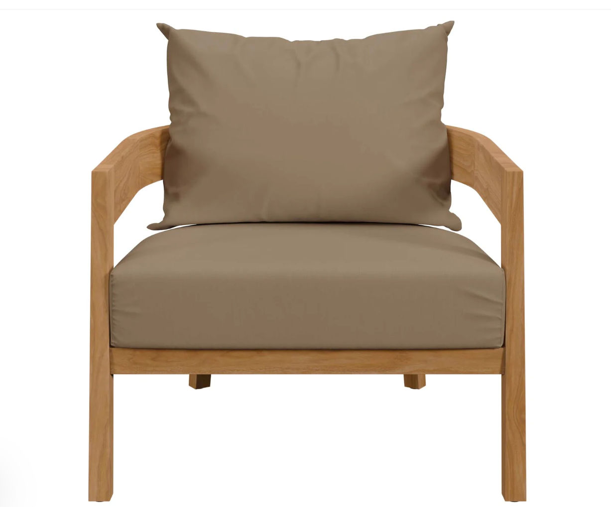  Brimwell Teak Wood Outdoor Patio Armchair thumbnail 3