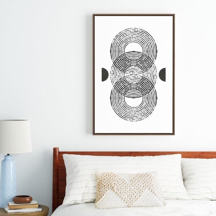 Mid Century Modern Geometric Stripes Canvas thumbnail 2